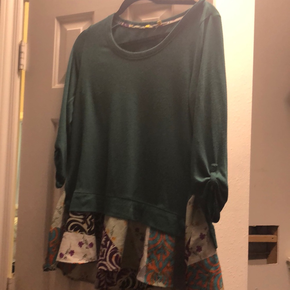 Anthropologie 3/4 sleeve length shirt